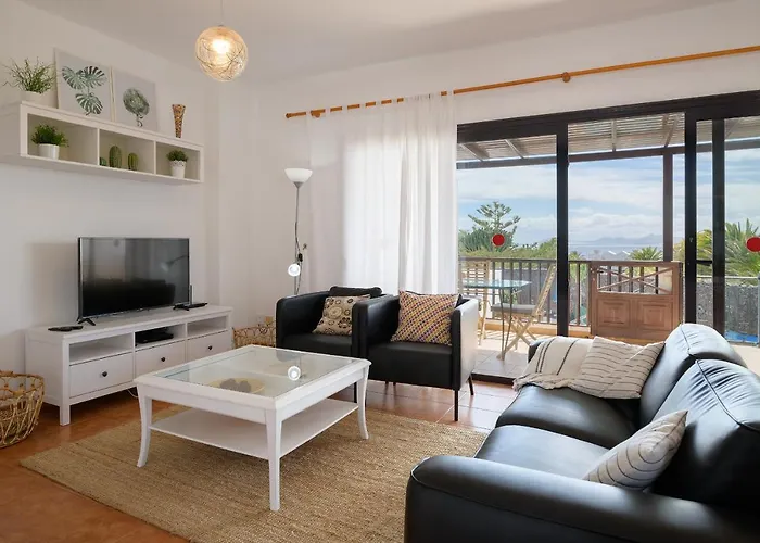 Tatil Evi Vista Lobos Entre Volcanes Y Oceano Playa Blanca